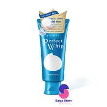 Sữa rửa mặt tạo bọt Senka perfect Whip U 120gr màu xanh